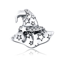 S925 Ayar Gümüş Cadı Şapka Boncuk Dıy Bilezik Kolye Aksesuarları Çok Renkli