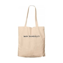 Dark Tranquillity Logo Krem Kanvas Bez Çanta Krem