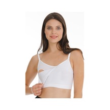 Parlingerie Hamile Emzirme Yarım Atlet Beyaz