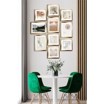 10 Parçalı Çerçeve Görünümlü Mdf Tablo Seti Flm095 Çok Renkli - 713607471 Çok Renkli