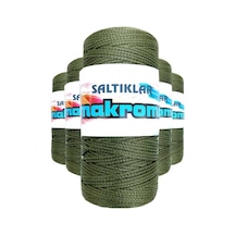 5 Adet Polyester Makrome İpi 2860 Haki Yeşil 100 gr