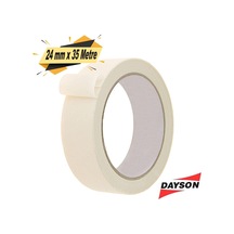 Dayson Maskeleme Bandı Kağıt Bant Beyaz 24 Mm X 35 Metre