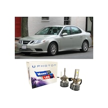 Saab 9-3 Led Xenon Uzun + Kısa Far Ampulü H4 Mono Yeni Seri Beyaz