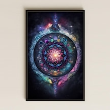 Uv Baskılı Mandala Pvc Tablo - Evrenin Kalbi