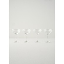 Bella Maison Columba Kristal 4'lü Cup Naturel 220 Cc Naturel