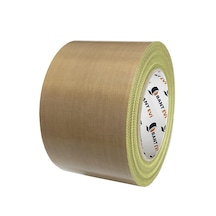 Teflon Bant 75mmx10mt Yapışkanlı Teflon Kaplı Cam Kumaşı Ptfe