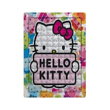 Ghostbastır Design Hello Kitty 99 Parça Ayaklı Puzzle Dekoratif Çocuk Yapbozu 083