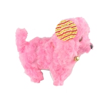 Oyuncak Pelüş Köpek Sevimli Köpek Sesli Hareketli Pembe