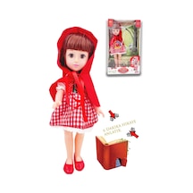 Global Toys Kırmızı Başlıklı Kız Hikayesi Anlatan 45 cm Et Bebek