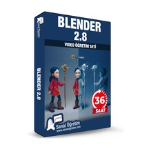 Blender Modelleme, Renklendirme, İskeletlendirme Eğitim Seti