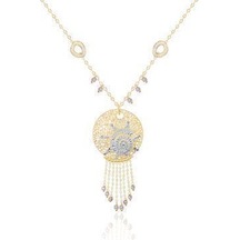 Diamond Line-Gülaylar - Sarı Altın 14 Ayar Trend Kolye N11.25319 Diamond Line-Gülaylar - Sarı Altın 14 Ayar Trend Kolye N11.25319