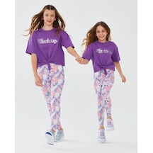 Skechers Graphic Tee G Short Sleeve Büyük Kız Çocuk Fuşya Tshirt Sk241045-612