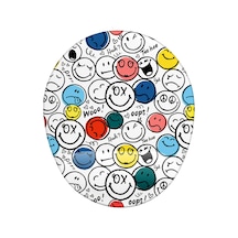 Smile Desenli Bilek Destekli Mouse Pad