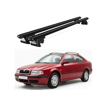 Venüs Skoda Octavia V 1998-2004 Uyumlu Siyah Ara Atkı Port Bagaj Tavan Barı