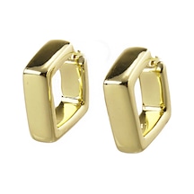 Masaliko Lui S 10 Halka Gümüş Küpe Ms3728, 925 Ayar Kadın Gümüş Küpe, İthal Ürün Altın