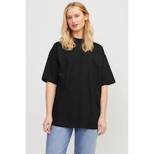 Jack & Jones Jjxx Jxvalerıa Ovs Ss Tee Jrs Siyah Kadın Kısa Kol T-shirt 000000000101961833 Siyah