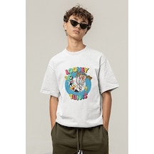 Looney Tunes Logo Beyaz Tişört