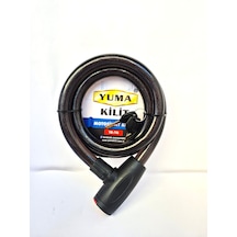 Yuma Motosiklet Kilidi 150 Cm 20 Mm Kalınlık, Anahtarlı Çelik Halat