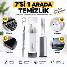 7'si 1 Arada Elektronik Temizleme Seti Bilgisayar, Laptop, Klavye, Telefon, Kulaklık Airpod Vb. İçin