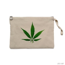 Marijuana Clutch Astarlı Cüzdan / El Çantası
