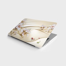 Laptop Sticker Notebook Kaplama Etiketi Kabartma Gül