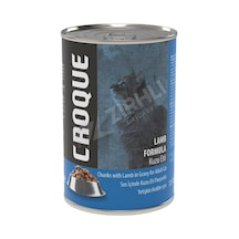 Croque Kuzu Etli Konserve Yetişkin Kedi Maması 400 Gr