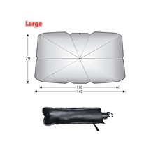 125cm 140cm Katlanabilir Araç Ön Camı Güneş Gölge Şemsiye Uv Kapak Güneşlik İsı 1pcs Large Diğer