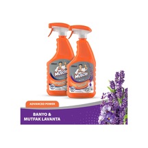 Mr. Muscle Advancad Power Banyo ve Lavanta Kokulu Mutfak Temizleyici Set 2 x 750 ML