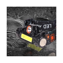Watton Wt-056 Şarjlı Dayanıklı Balıkçı Kafa Lambası Siyah