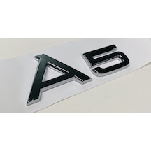 Audi A5 2009 - 2020 Arka Bagaj Yazısı Krom