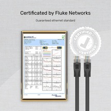 Unıtek Cat6 Patch Kablo 20mt Flat 1gbps, Siyah C1815gbk