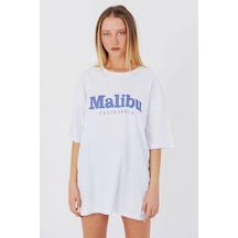 Blackjack Giyim Blackjackgiyim Malibu Oversize Tshirt Beyaz Beyaz
