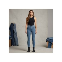 Levi's Tayt Esnekliğinde Mile High Super Skinny Kadın Jean Pantolon - 0223 Lacivert