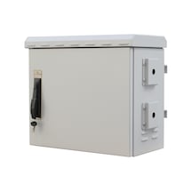7U 19" 250Mm Outdoor Mobese Direk Tipi Rack Kabinet Çift Cidarlı