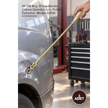 3 Adet Pirinç Kerata Çekecek 50 Cm Boy, Pirinç Gövde, Çekme İşlemleri İçin, Puller, Extractor, Model 4893a