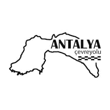 Antalya Çevreyolu Sticker 12 9 Cm3583