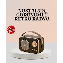 Bluetooth Lu Retro Radyo Fm Destekli Nostaljik Hoparlör - Lisinya
