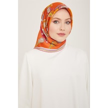 Armine Sura İpek Eşarp 24ya9141 04 - Desenli