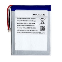 Casper Via S40 L40 Tablet Batarya - Pil