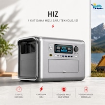 Or-tec 1800w Taşınabilir Güç İstasyonu 320000mah Hızlı Şarjlı Power Station 100watt Flexy Panel Kamp, Karavan Ve Acil Durum Enerji Kaynağı