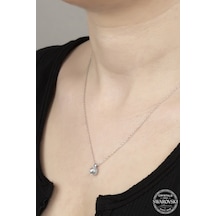 Union Swarovski Crystal Kadın Küçük Ss Gümüş Kolye