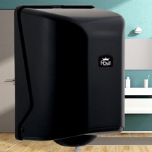 Rova Maxi İçten Çekme Kağıt Havlu Dispenseri Siyah