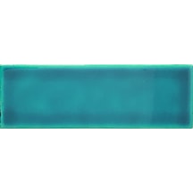 Armada Çini 7x21 Cm Düz Turkuaz Desenli Çini Seramik Karo