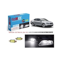 Skoda Octavia Led Plaka Aydınlatma Ampul Seti Femex Parlak Beyaz