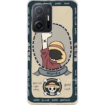 Xiaomi Mi 11t - 11t Pro Uyumlu One Piece Dolar Baskılı Silikon Kılıf Renkli