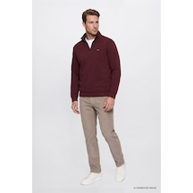 Wrangler Pamuklu Texas Slim Fit Cepli Esnek Erkek Kadife Pantolon Mw12sec185 Kahverengi
