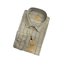 Eren Style Linen Keten Klasik %100 Cotton Uzun Kollu Terletmeyen Gömlek Bej