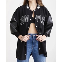 Nnstartshopping Complex Kolej Oversize T-shirt - Siyah Siyah