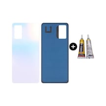 Redmi Note 11 Pro Uyumlu Arka Pil Kapağı Beyaz + B7000 Çok Renkli