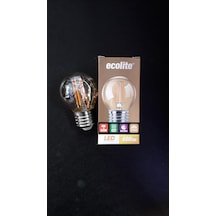 Ecolite 5'Li Paket G45 4W E27 Gold Led Fılement Top Ampul
